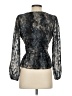 JOA 100% Polyester Black 3/4 Sleeve Blouse Size XS - photo 2