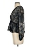 JOA 100% Polyester Black 3/4 Sleeve Blouse Size XS - photo 5