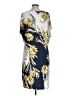 JM Collection Print Yellow Casual Dress Size L - photo 2