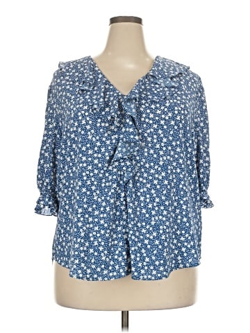 Lauren by Ralph Lauren 3/4 Sleeve Blouse (view 1)