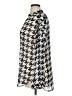 Karen Kane 100% Polyester Houndstooth Silver 3/4 Sleeve Blouse Size XL - photo 5