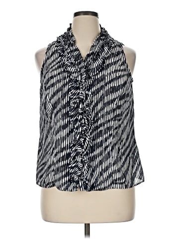 AK Anne Klein Sleeveless Blouse (view 1)