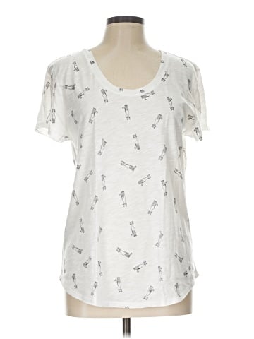 Ann Taylor LOFT Outlet Short Sleeve T-Shirt (view 1)