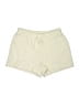 Lou & Grey Checkered-gingham Yellow Shorts Size S - photo 1