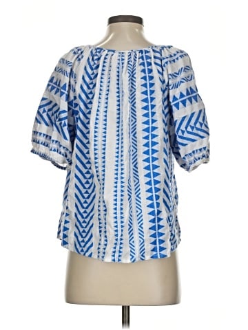 Velvet by Graham & Spencer Short Sleeve Blouse (view 2)