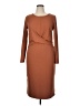 Nine West Solid Brown Cocktail Dress Size XL - photo 1
