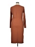 Nine West Solid Brown Cocktail Dress Size XL - photo 2