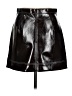 ASOS Design 100% Polyester Black Faux Leather Skirt Size 6 (tall) - photo 2