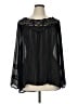 Torrid 100% Polyester Black Long Sleeve Blouse Size 1X Plus (1) - photo 1