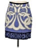 Nicole Miller Collection Graphic Blue Casual Skirt Size 2 - photo 1