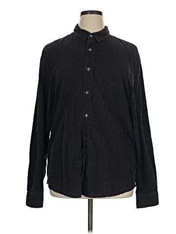 James Perse Long Sleeve Button-Down Shirt (view 1)