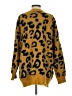 JOA Animal Print Gold Cardigan Size S - photo 2