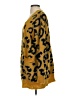 JOA Animal Print Gold Cardigan Size S - photo 5