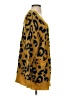 JOA Animal Print Gold Cardigan Size S - photo 4