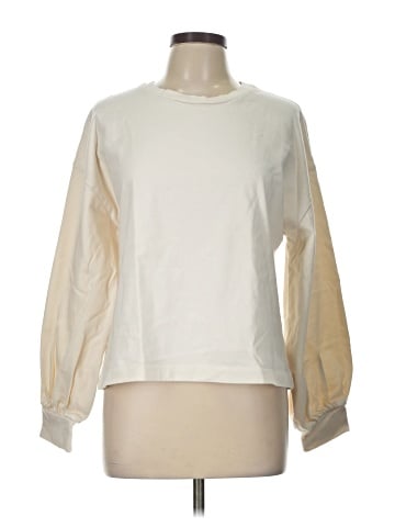 Madewell Chord Bubble-Sleeve Top (view 1)