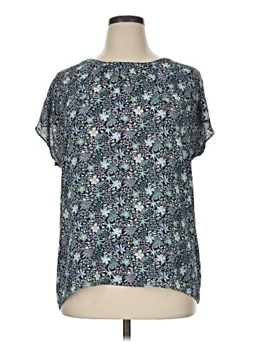 Ann Taylor LOFT Short Sleeve Blouse (view 1)
