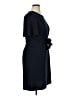 Donna Morgan Solid Black Casual Dress Size 14 - photo 4