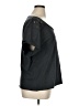 Shein 100% Cotton Black Short Sleeve Top Size XL - photo 4