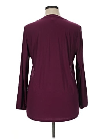 AK Anne Klein Long Sleeve Blouse (view 2)