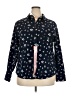 Jachs Girlfriend Floral Blue Long Sleeve Blouse Size XXL - photo 1