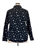 Jachs Girlfriend Floral Blue Long Sleeve Blouse Size XXL - photo 2