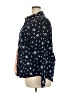Jachs Girlfriend Floral Blue Long Sleeve Blouse Size XXL - photo 5