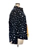 Jachs Girlfriend Floral Blue Long Sleeve Blouse Size XXL - photo 4