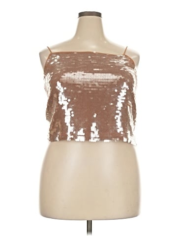 Madewell Sequin Square-Neck Cami (view 1)