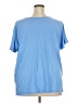 Woman Within Blue Short Sleeve Blouse Size 26 (2X) - photo 2