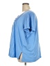 Woman Within Blue Short Sleeve Blouse Size 26 (2X) - photo 5