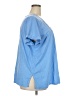 Woman Within Blue Short Sleeve Blouse Size 26 (2X) - photo 4