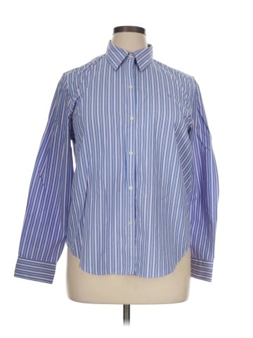 Lauren by Ralph Lauren Long Sleeve Button-Down Shirt (view 1)
