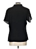 Calvin Klein Black Short Sleeve Blouse Size L - photo 2