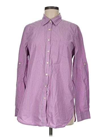 Moda International Long Sleeve Button-Down Shirt (view 1)
