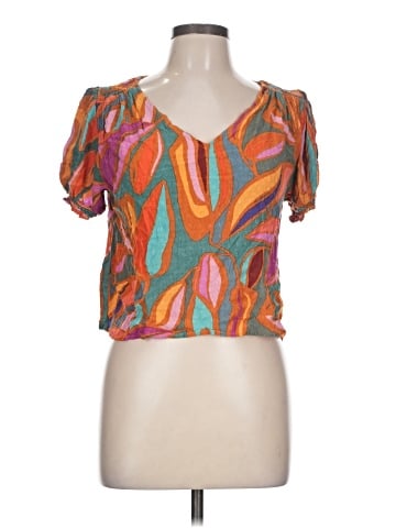 RACHEL Rachel Roy Short Sleeve Blouse (view 1)