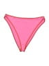 L Space Color Block Pink Swimsuit Bottoms Size L - photo 2
