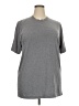 American Apparel Solid Gray Short Sleeve T-Shirt Size 2X - photo 1