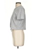 Topshop Gray Short Sleeve Top Size 4 - photo 5