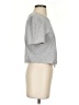 Topshop Gray Short Sleeve Top Size 4 - photo 4