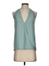Krisa Teal Sleeveless Blouse Size XS - photo 1