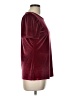 Express Solid Burgundy Short Sleeve Top Size L - photo 4
