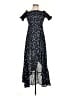 Mi ami 100% Polyester Blue Casual Dress Size XS - photo 1