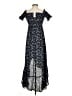 Mi ami 100% Polyester Blue Casual Dress Size XS - photo 2