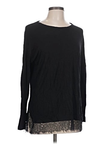 Zara W&B Collection Long Sleeve T-Shirt (view 1)