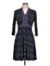 Wisp Paisley Blue Casual Dress Size 12 Petite - photo 1