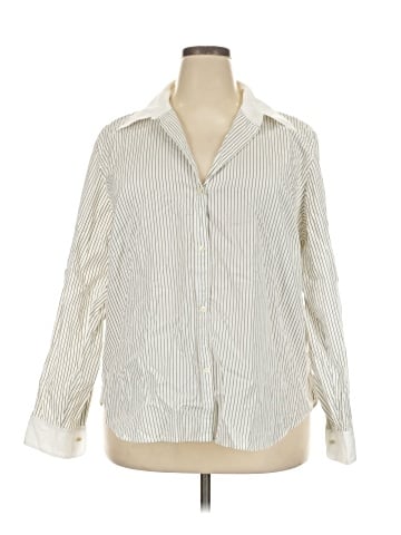 Lauren by Ralph Lauren Long Sleeve Button-Down Shirt (view 1)