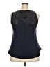 Coldwater Creek 100% Rayon Blue Sleeveless Blouse Size 18 - photo 2