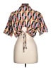 Zara Orange Short Sleeve Blouse Size L - photo 2