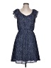 Mia + Tess 100% Polyester Polka Dots Blue Casual Dress Size L - photo 1