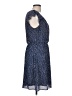 Mia + Tess 100% Polyester Polka Dots Blue Casual Dress Size L - photo 4